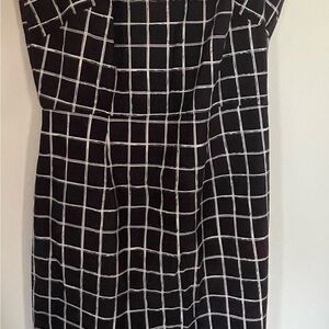 Square Neck Midi Sheath Dress in Multicolored